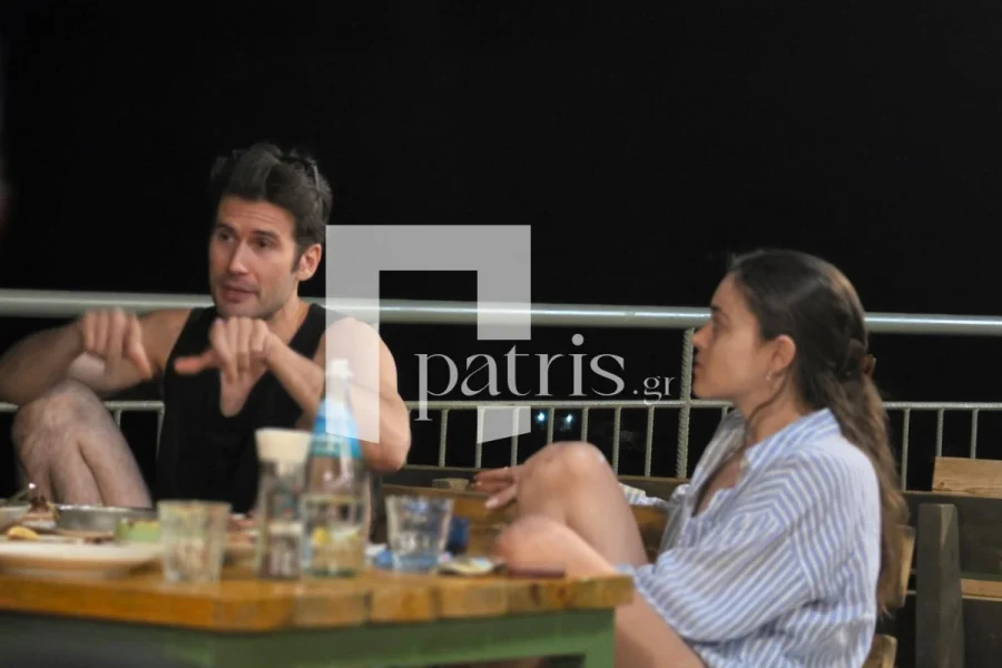 Στο Ρέθυμνο για διακοπές ο ηθοποιός Αναστάσης Ροϊλός με τη σύντροφο του – φωτογραφίες