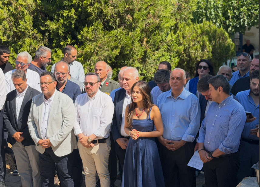 Στις εκδηλώσεις τιμής και μνήμης στη Δαμάστα και τον Μάραθο η Ελένη Βατσινά