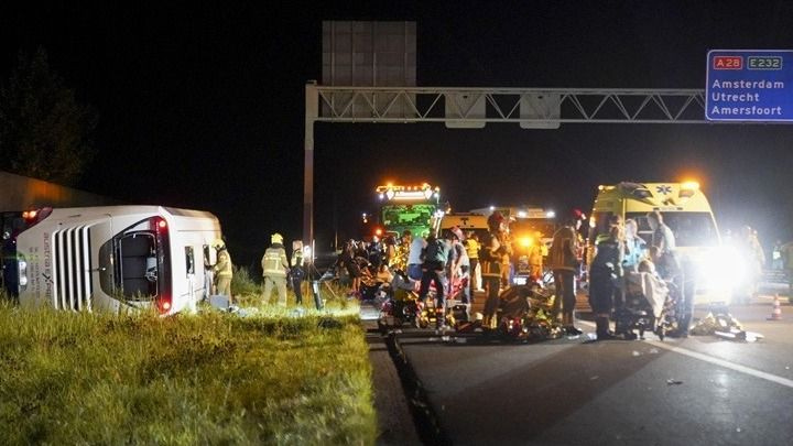Τροχαίο στην Ολλανδία με λεωφορείο που μετέφερε Γερμανούς μαθητές – 20 τραυματίες