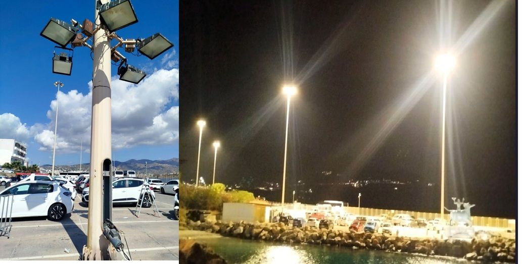 Αναβαθμίστηκε ο φωτισμός στο λιμάνι του Αγίου Νικολάου