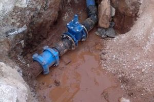Βλάβη στο δίκτυο άρδευσης στο Ξηρό Χωριό της Π.Ε. Ρεθύμνου
