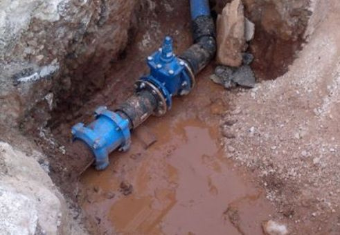 Βλάβη στο δίκτυο άρδευσης στο Ξηρό Χωριό της Π.Ε. Ρεθύμνου