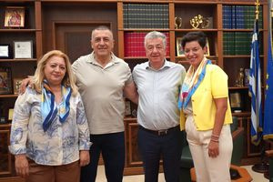 Συνάντηση του Περιφερειάρχη Κρήτης Σταύρου Αρναουτάκη με τον Περιφερειάρχη Θεσσαλίας Δημήτρη Κουρέτα