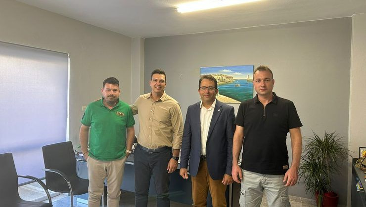 Συνάντηση Αλέξανδρου Μαρκογιαννάκη με μέλη του Δ.Σ. της Ένωσης Στρατιωτικών Περιφερειακής Ενότητας Χανίων (ΕΣΠΕΕΧ)