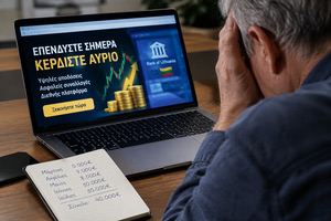 Ρέθυμνο: «Επένδυσε» 40.000 ευρώ σε τράπεζα της… Λιθουανίας