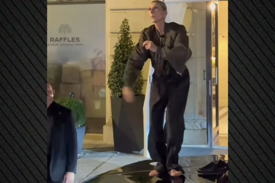 Η Σελίν Ντιόν ανέβηκε στο καπό αυτοκινήτου και χόρεψε ξυπόλυτη ενώ οι θαυμαστές της τραγουδούσαν, δείτε βίντεο