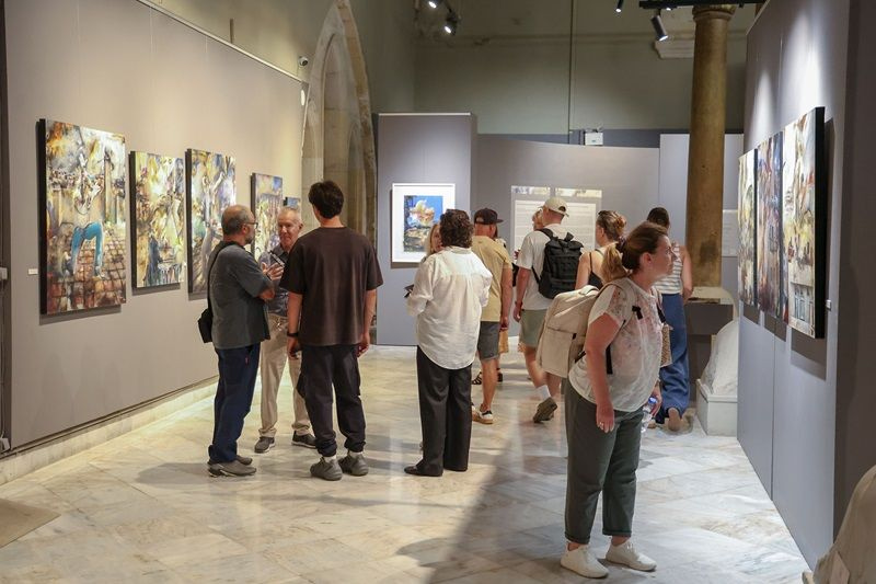 Εγκαινιάστηκε η έκθεση ζωγραφικής του Κων/νου Περάκη με τίτλο: «Η Άλλη Πλευρά της Σιωπής»