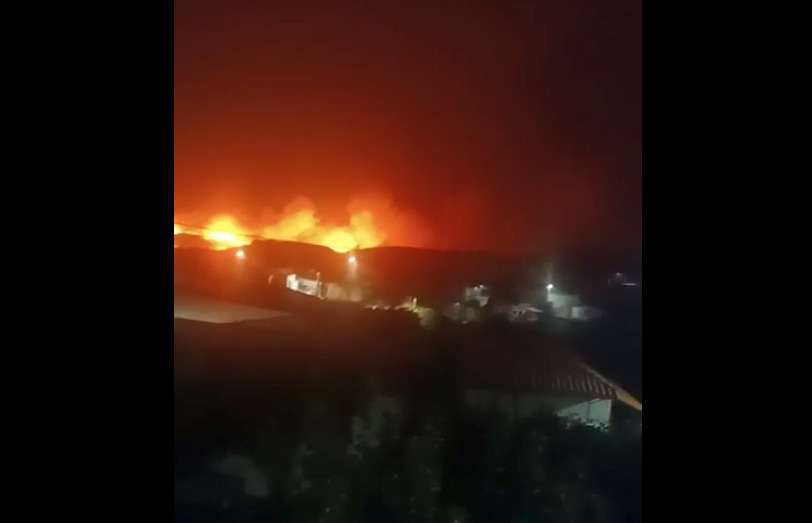 Φωτιά στον Χώνο Λασιθίου: Ολονύχτια μάχη με τις φλόγες- Συνεχείς οι αναζωπυρώσεις