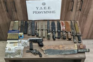 Ρέθυμνο: Συνελήφθη 70χρονος για κατοχή όπλων και πυρομαχικών