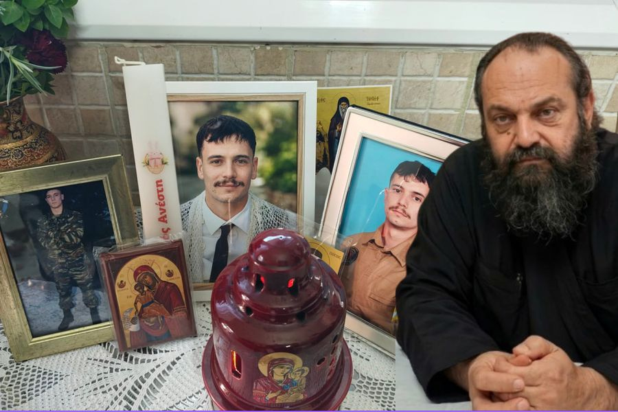 Συγκλονίζει ο ιερέας πατέρας του νεκρού πυροσβέστη: «Για τον κόσμο ήρωας, για μας μαρτύριο…» – Πατέρας και παππούς τέλεσαν το μνημόσυνο του 25χρονου εθελοντή! (vid)