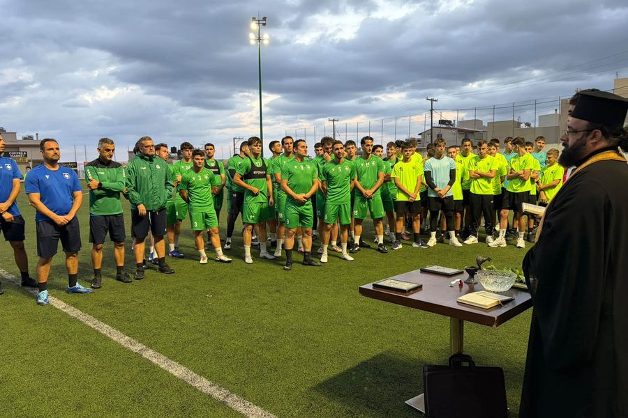 Αγιασμός πριν την πρεμιέρα στον ΠΟΑ