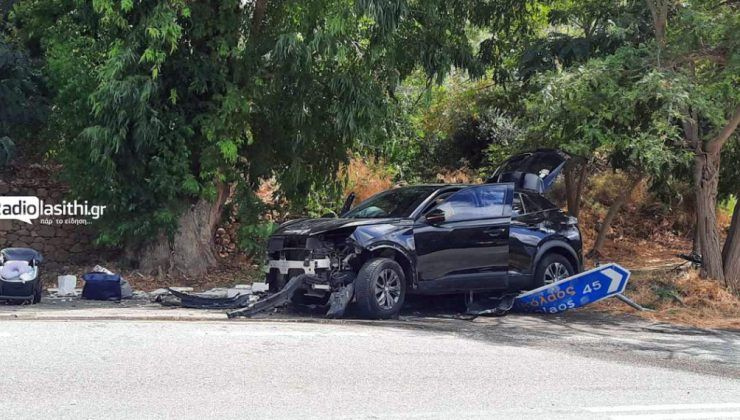Σητεία: Στο νοσοκομείο βρέφος δύο μηνών μετά από εκτροπή του οχήματος στο οποίο επέβαινε