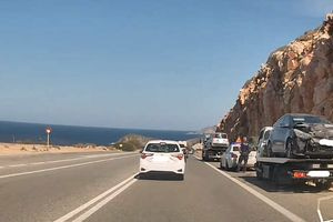Σφοδρό τροχαίο στον ΒΟΑΚ – Σοβαρές ζημιές σε όχημα, ευτυχώς χωρίς τραυματισμό (φωτό)
