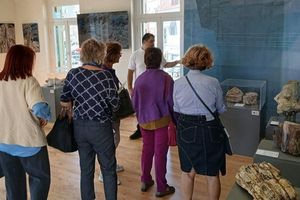 Με νέα ευρήματα απολιθωμάτων τα εγκαίνια του ανακαινισμένου από τον δήμο Μυτιλήνης εμβληματικού παλιού Λιμεναρχείου