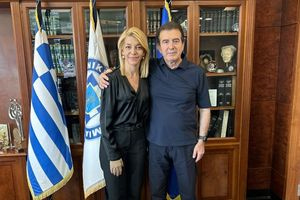 Επίσκεψη της Αφροδίτης Νέστορα στον Υπουργό Προστασίας του Πολίτη Μιχάλη Χρυσοχοίδη