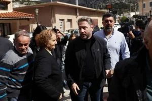 Ν. Ανδρουλάκης μετά την αυτοψία στο Οροπέδιο: «Η κυβέρνηση πρέπει να παραμερίσει τη γραφειοκρατία και να δράσει γρήγορα»