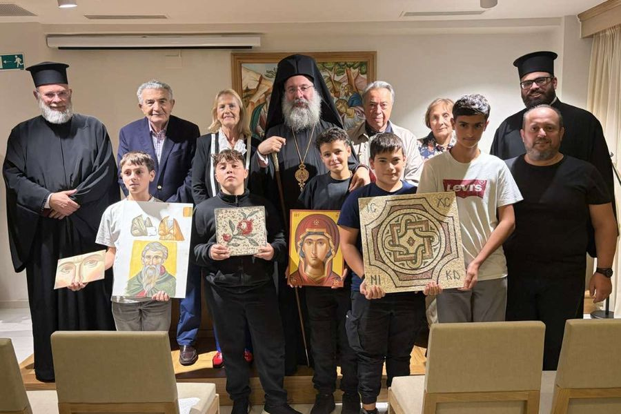 Αγιασμός στις Σχολές Αγιογραφίας και Ψηφιδωτού
