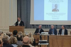 Μητσοτάκης από τα Χανιά: «Ο Μίνος Ζομπανάκης άνοιγε πόρτες στις διεθνείς αγορές χωρίς να διεκδικεί αξιώματα» (φωτό)