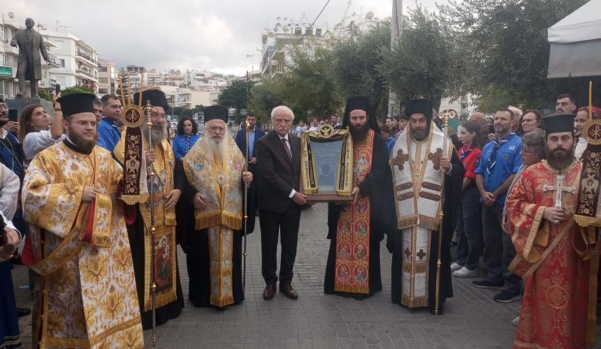 Για πρώτη φορά στο Ρέθυμνο η εικόνα της Παναγίας Σουμελά