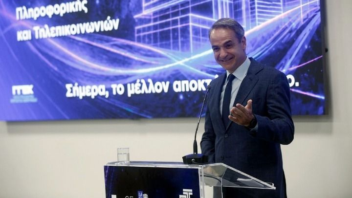 Ο πρωθυπουργός έκοψε την κορδέλα στα εγκαίνια του νέου κτηρίου του Εθνικού Κέντρου Έρευνας Φυσικών Επιστημών «Δημόκριτος»