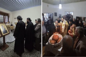 Άγιος Παΐσιος: Τελέστηκε για πρώτη φορά Θεία Λειτουργία στο πατρικό του σπίτι στην Κόνιτσα