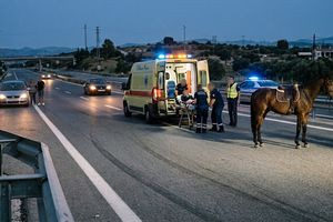Πρoστατευμένο: Τραυματίας στην εθνική οδό Ηρακλείου Μοιρών – Γυναίκα έπεσε… από άλογο!