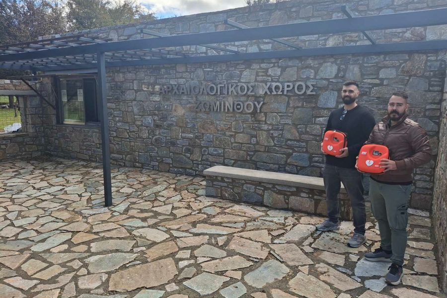 Δύο αυτόματοι εξωτερικοί απινιδωτές σε Ζώμινθο και Ιδαίο Άντρο