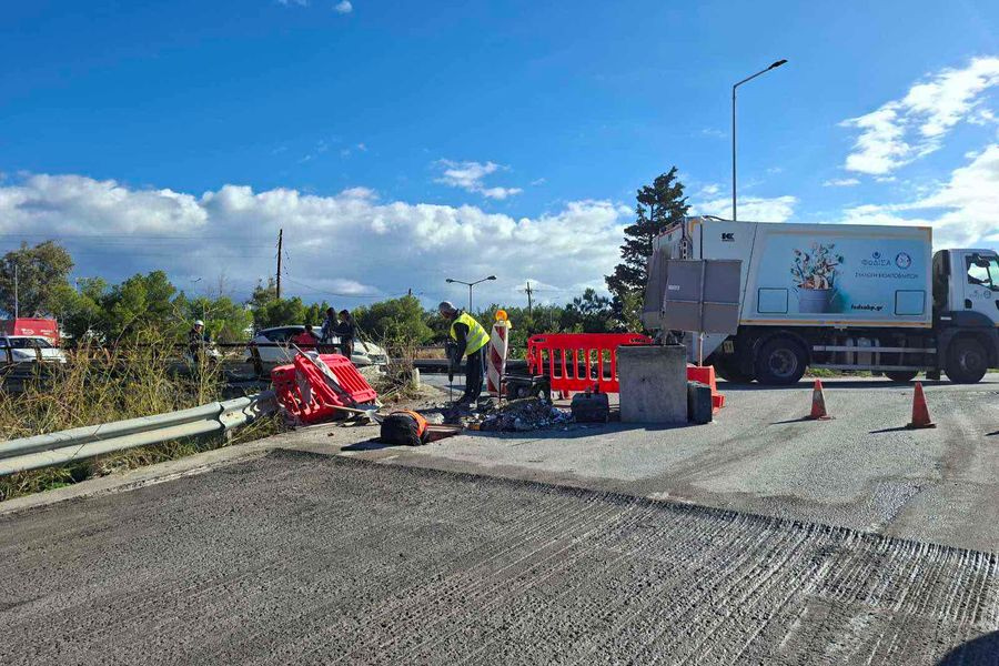 Εργασίες ασφαλτόστρωσης και φρεζαρίσματος στη Ν. Αλικαρνασσό