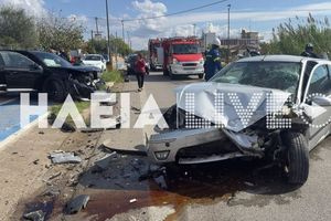 Τραγωδία στον Πύργο: Μια νεκρή και τρεις τραυματίες ύστερα από μετωπική σύγκρουση οχημάτων