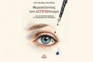 «Θεραπεύοντας τον αΣΤΙΓΜΑτισμό» – Κυκλοφόρησε το βιβλίο του Γιάννη Σπανάκη