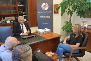 Στο Ηράκλειο η Μαρία Καρυστιανού – Συνάντηση με τον πρόεδρο του Επιμελητηρίου (pics & vid)