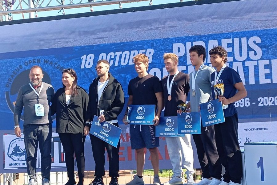Μετάλλια Ηρακλειωτών στο Piraeus Open Water