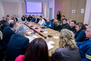 Στην Ιεράπετρα για αυτοψία στις πληγείσες περιοχές, μέλη του κυβερνητικού κλιμακίου