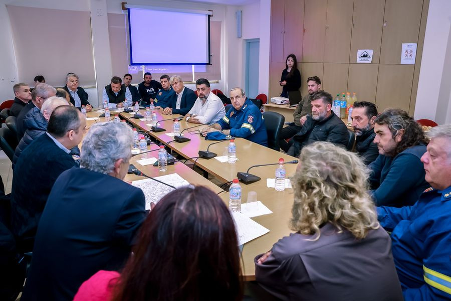 Στην Ιεράπετρα για αυτοψία στις πληγείσες περιοχές, μέλη του κυβερνητικού κλιμακίου