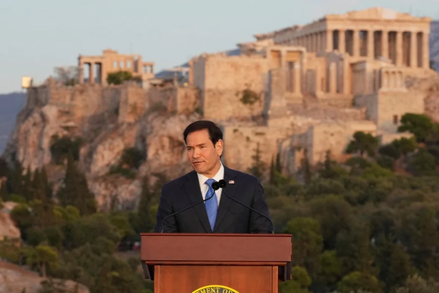 Μάρκο Ρούμπιο από την Πνύκα: “Η Ελλάδα υπόδειγμα συμμάχου”