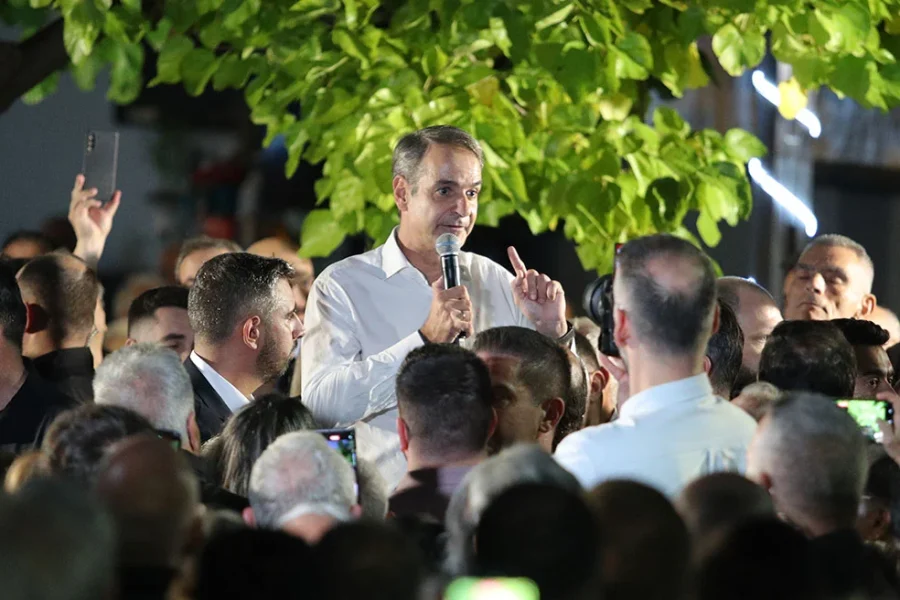 Μητσοτάκης από Βριλήσσια: Η αυτοδυναμία είναι πολιτικός μονόδρομος, όχι για την παράταξη αλλά για τη χώρα