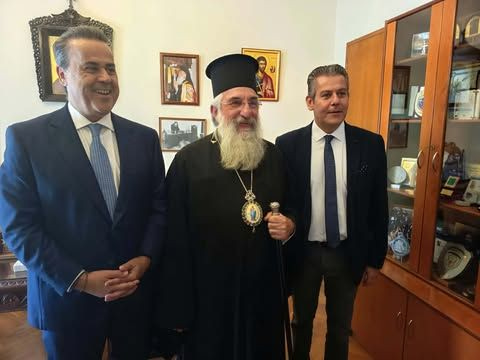 Σημαντικές επαφές είχε στο Ηράκλειο ο υπουργός Περιβάλλοντος και Ενέργειας, Σταύρος Παπασταύρου