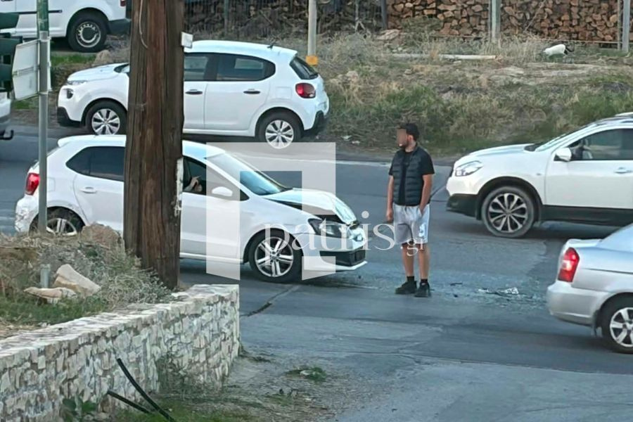 Ηράκλειο: Μία γυναίκα τραυματίας μετά από τροχαίο στον Εσταυρωμένο